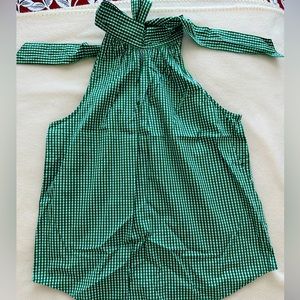 JCrew Gingham Tie Blouse